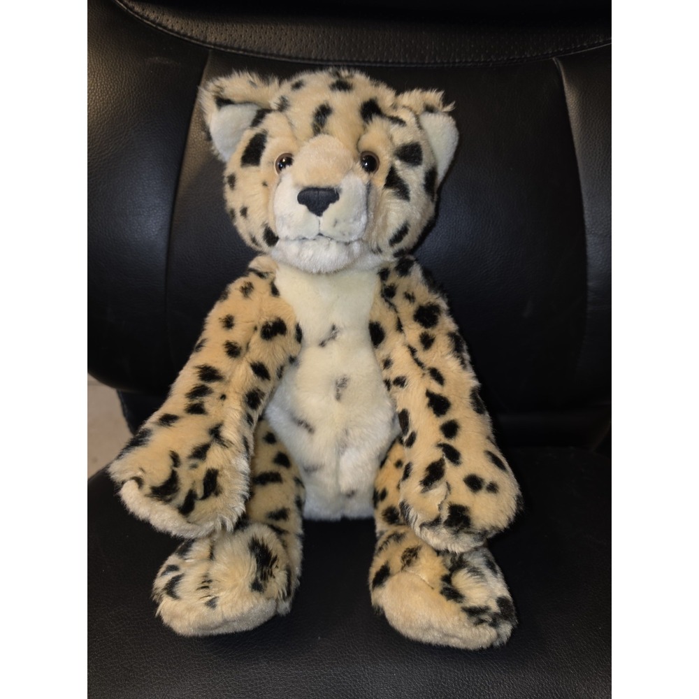 Build A Bear Workshop World Wildlife Fund WWF Leopard Plush Cheetah 15"